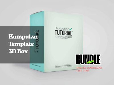 Kumpulan Template 3D Box Mudah di Edit