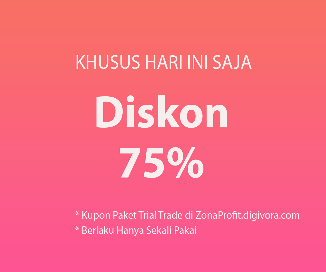 Kupon Diskon Semua Paket di Zona Profit