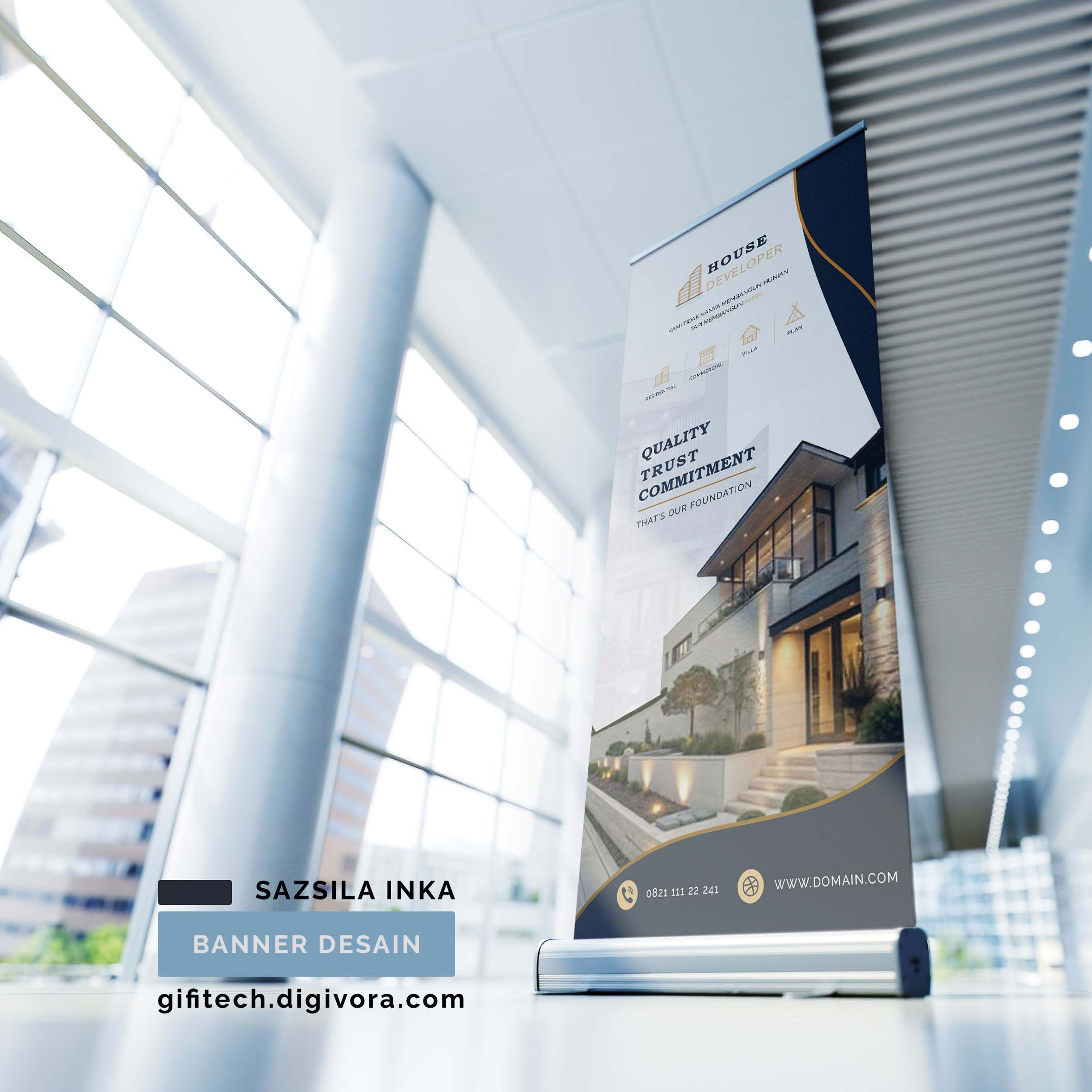 Jasa Desain Banner Developer Property Profesional Custom untuk Promosi dan Bisnis